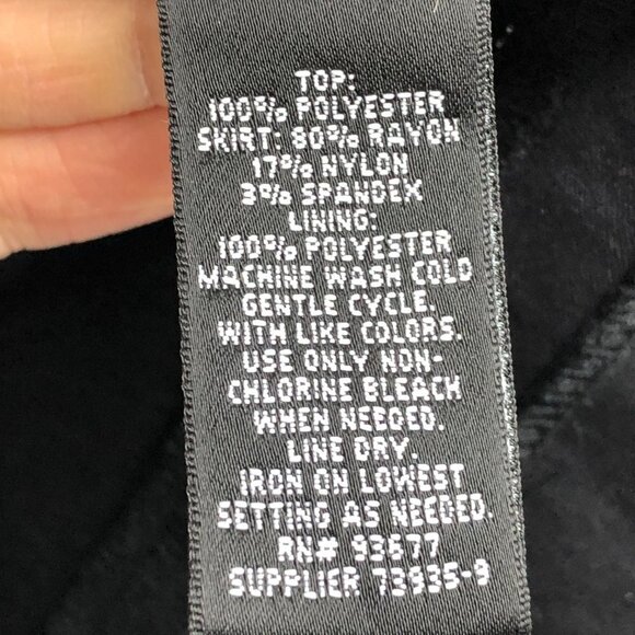 Nicole by Nicole Miller Black & Fuchsia Floral Mini Dress size 6 - Picture 9 of 15